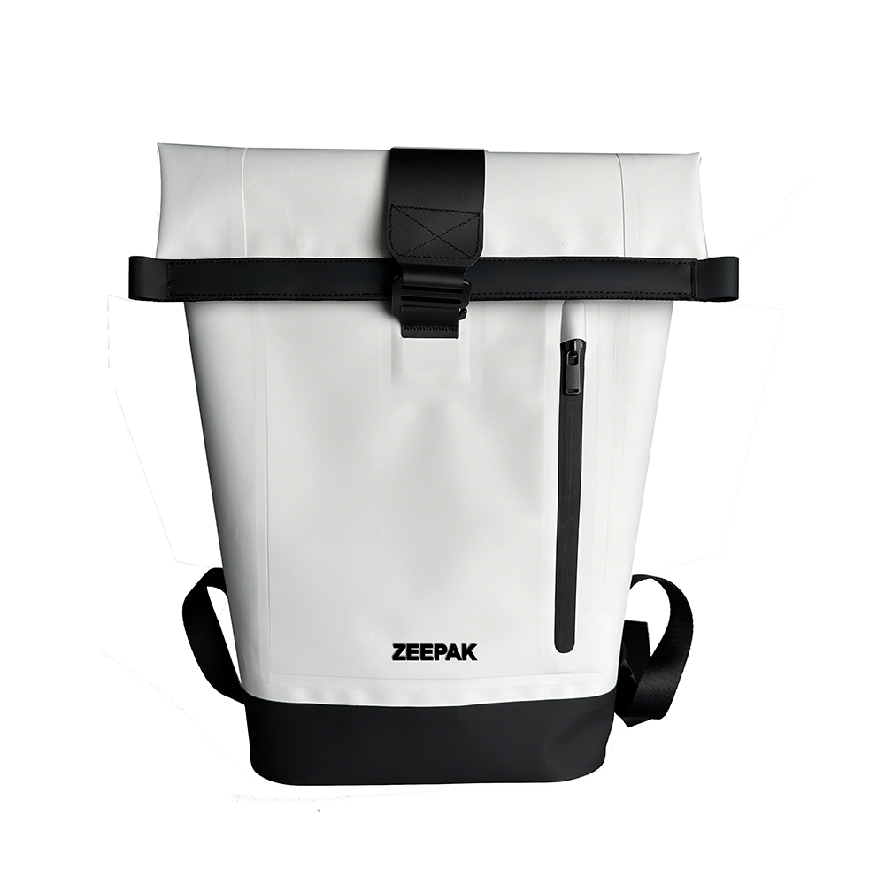 Mochila enrollable impermeable de 20 litros fabricada con rPET reciclado para uso recreativo. - Wellgreen Outdoor